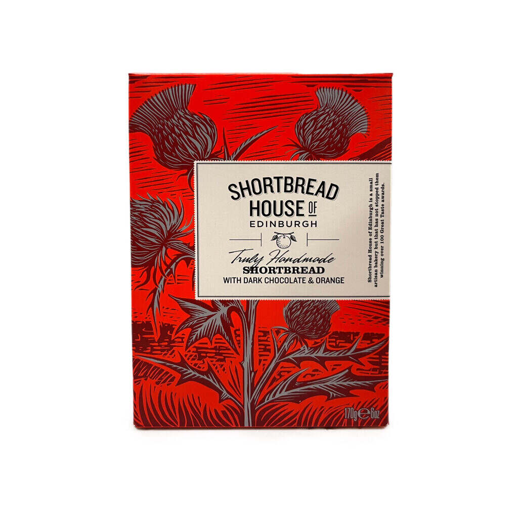 shortbread mörk choklad och apelsin