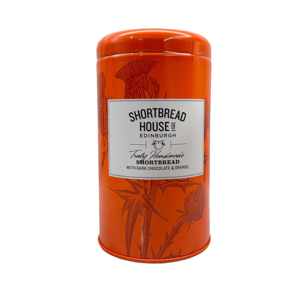 Shortbread choklad och apelsin i burk