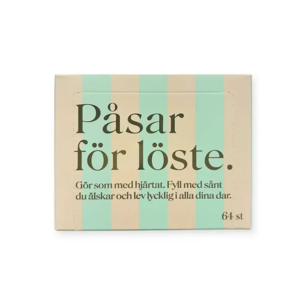 påsar för löste