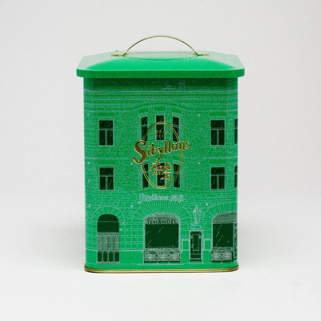 Grön husburk